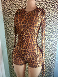 Cheetah Print Baddie One Piece