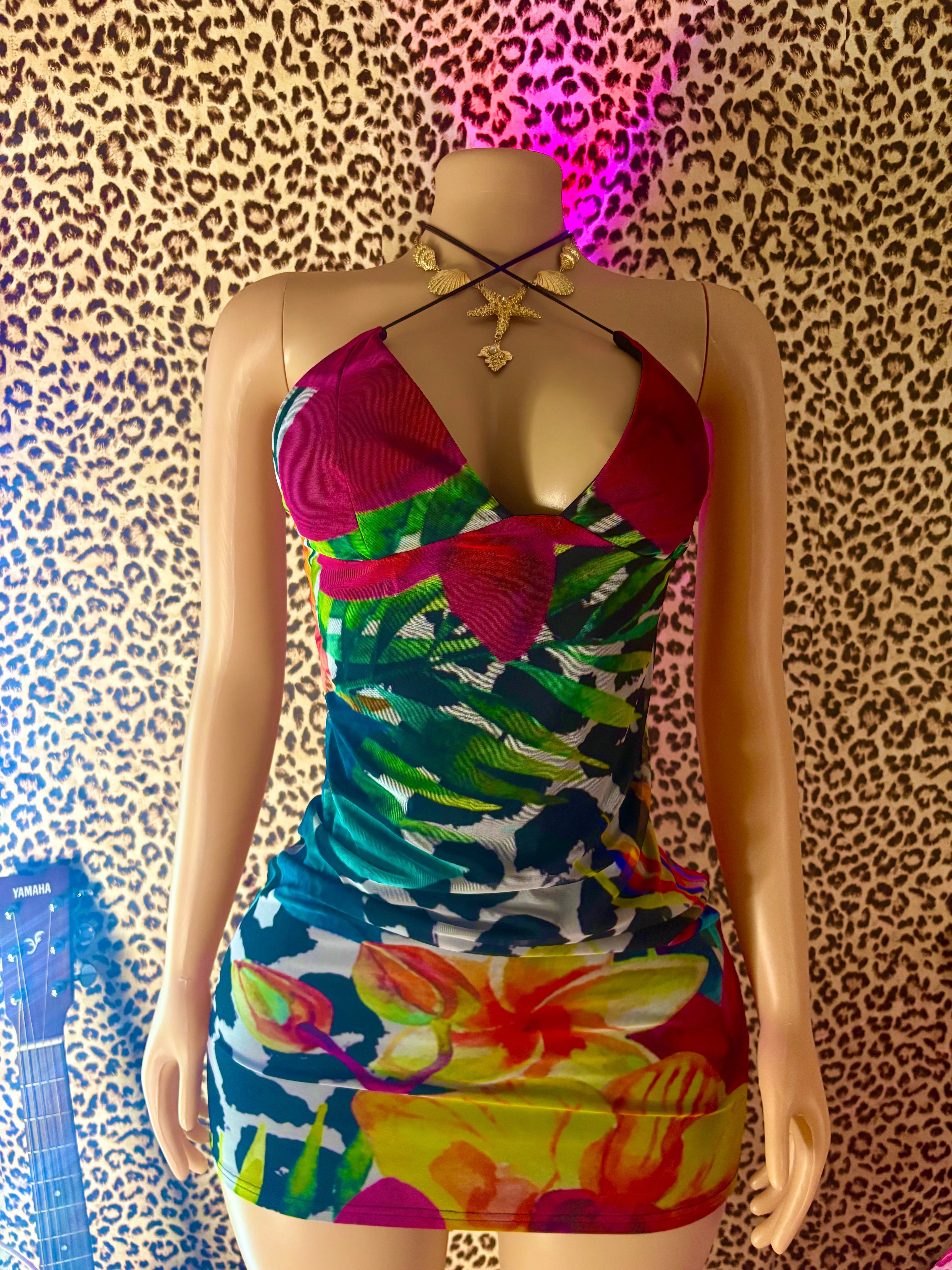 Date Me Butterfly  Mini Dress