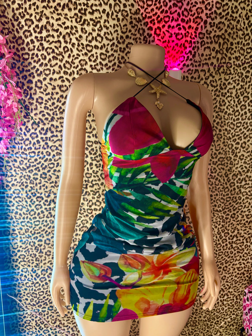 Date Me Butterfly  Mini Dress