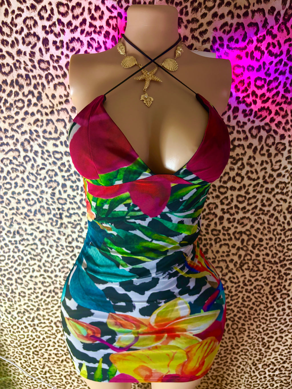 Date Me Butterfly  Mini Dress