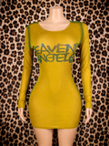 HEAVENLY Sheer Mini Dress